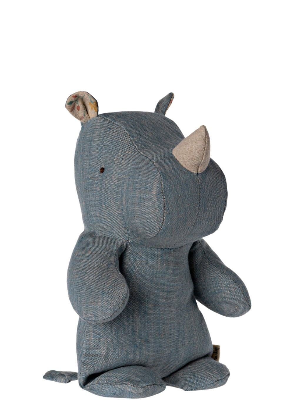 Maileg Stofftier 'Safari-Friends – Nashorn' klein blau/sand