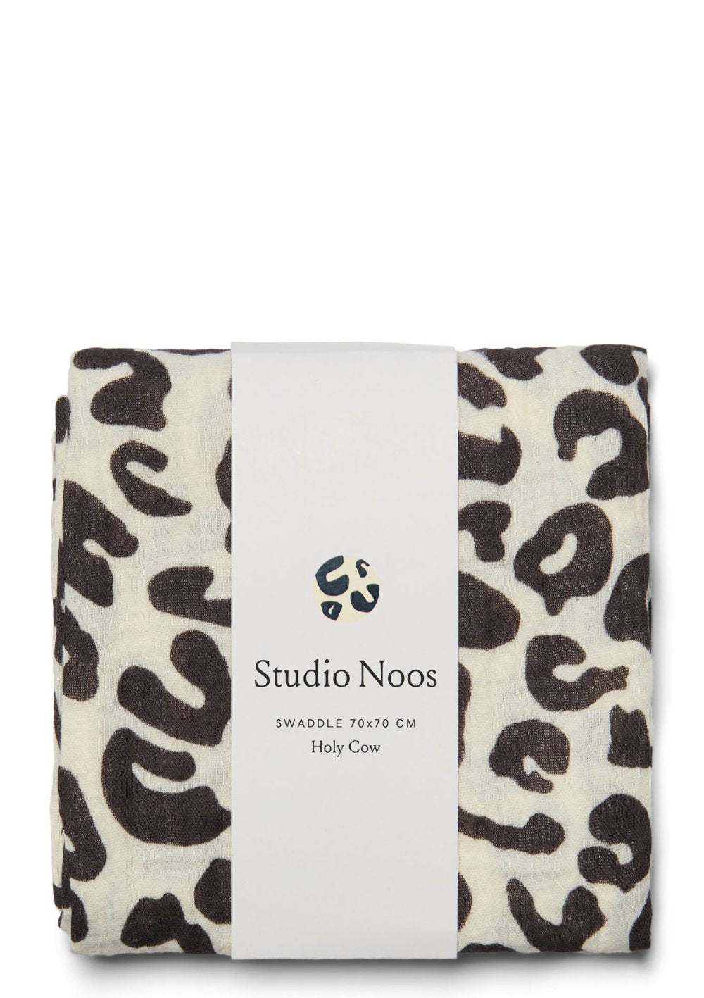 Studio Noos Musselin Mulltuch 'Swaddle Print Medium' Holy Cow 70 x 70 cm