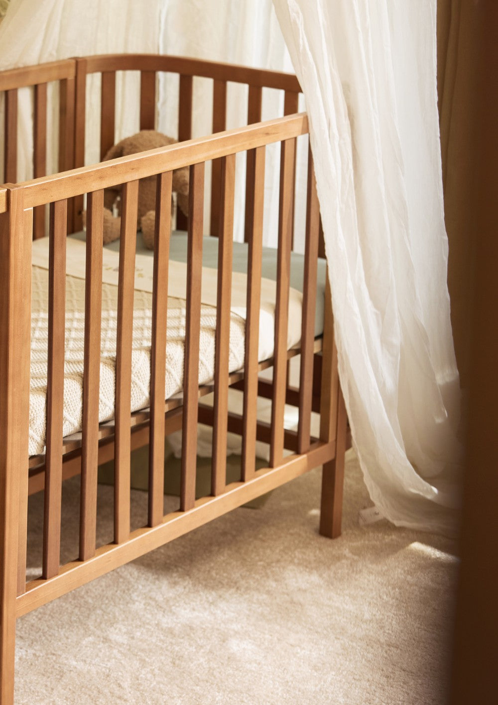 Jollein Decke 'Check Knit' Oatmeal 150 x 100 cm