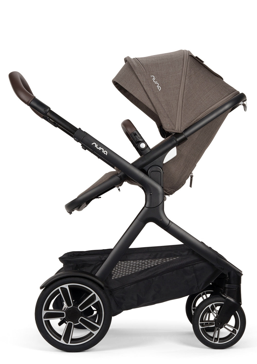 Nuna Kinderwagen-Set 'DEMI next' (inkl. Rider Board) Chestnut