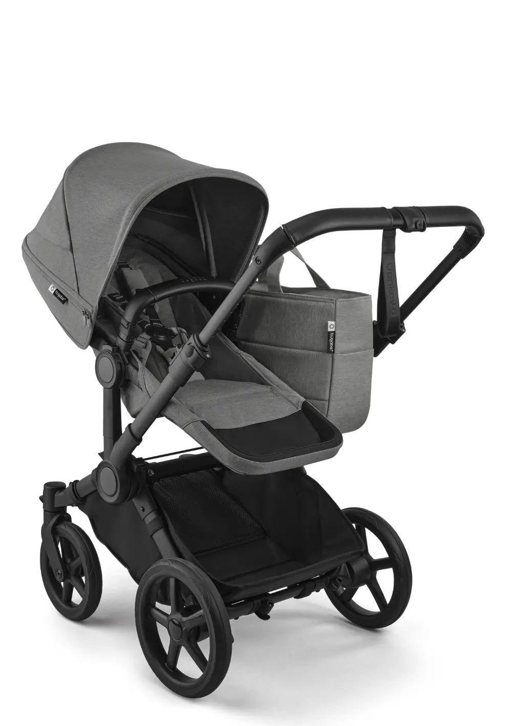 Bugaboo Kinderwagen-Set 'Donkey 6 Mono' Moon Grey