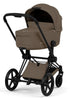 Kinderwagen-Set 'Priam Comfort' Coconut Brown / Matt Black Frame