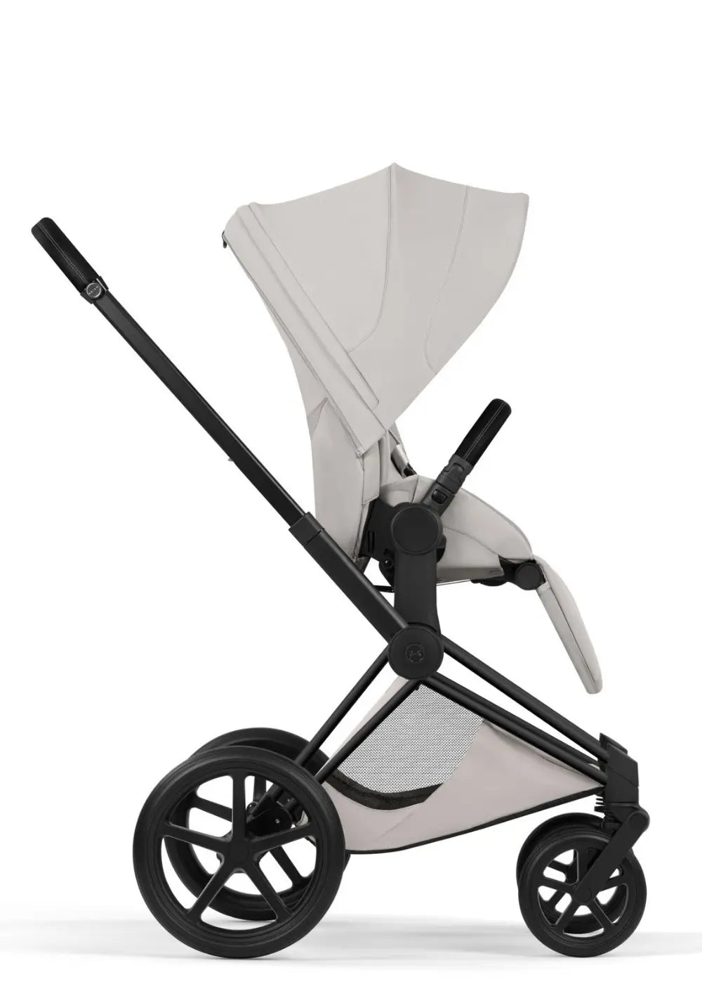 Cybex Kinderwagen-Set 'Priam Style' City Grey (Frame Matt Black)