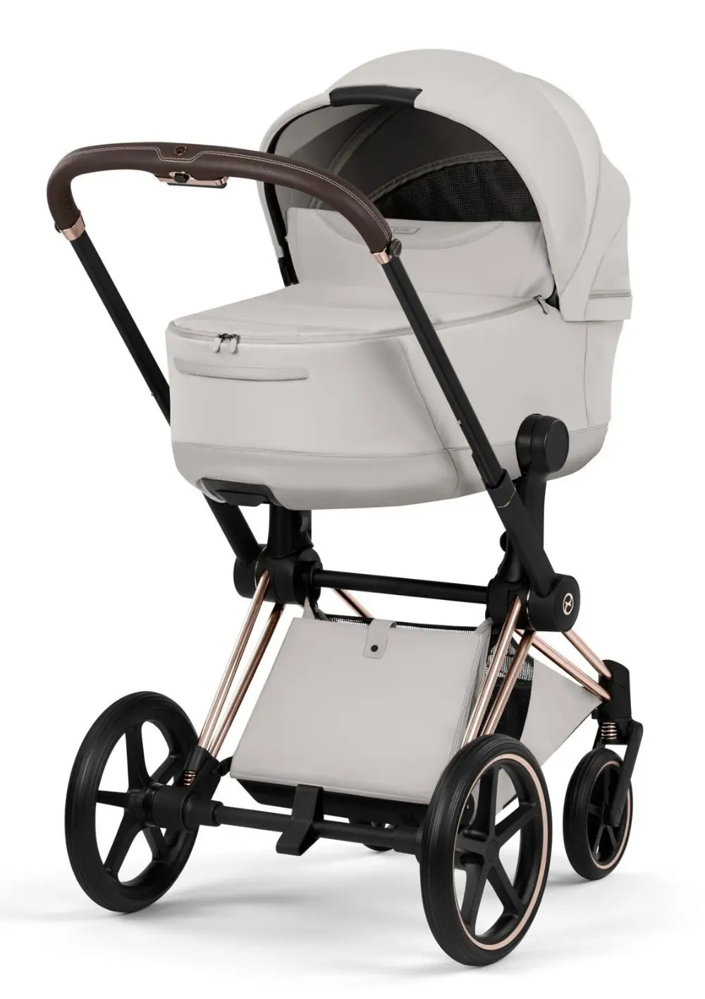 Cybex Kinderwagen-Set 'Priam Style' City Grey (Frame Roségold)