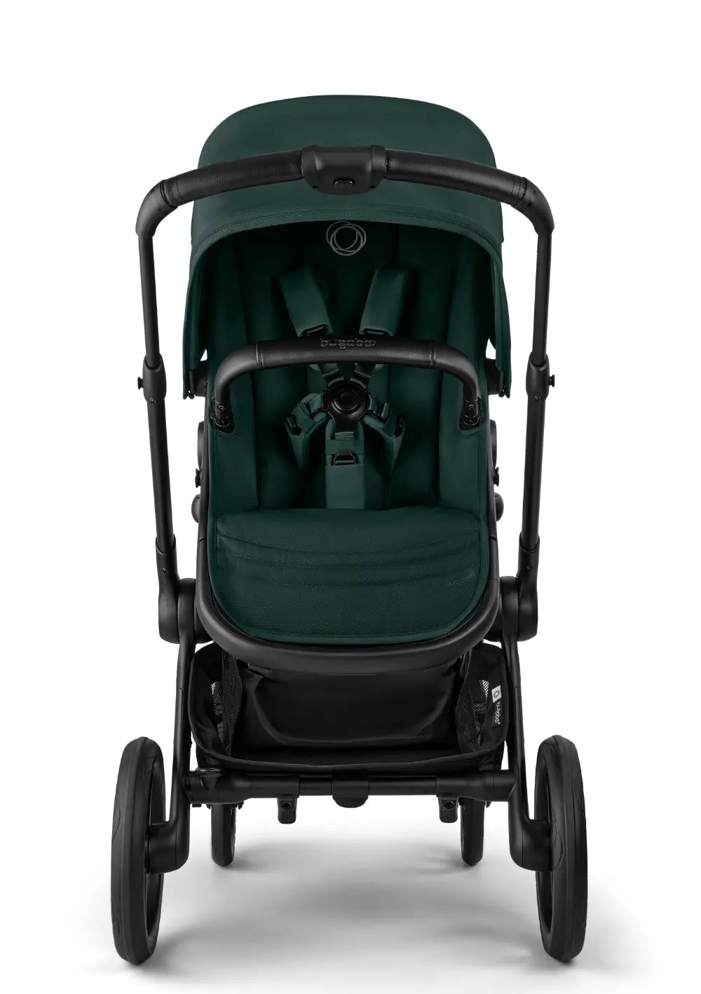 Bugaboo Fox 5 Renew Kinderwagen-Set Schwarz / Fern Green