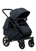 Geschwister-Kinderwagen-Set 'Geo5 Double' Dark Navy Blue