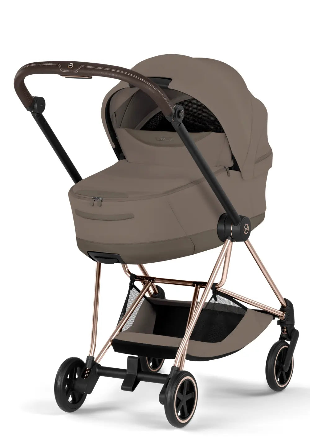 Cybex Kinderwagen-Set 'Mios' Coconut Brown / Roségold Frame 
