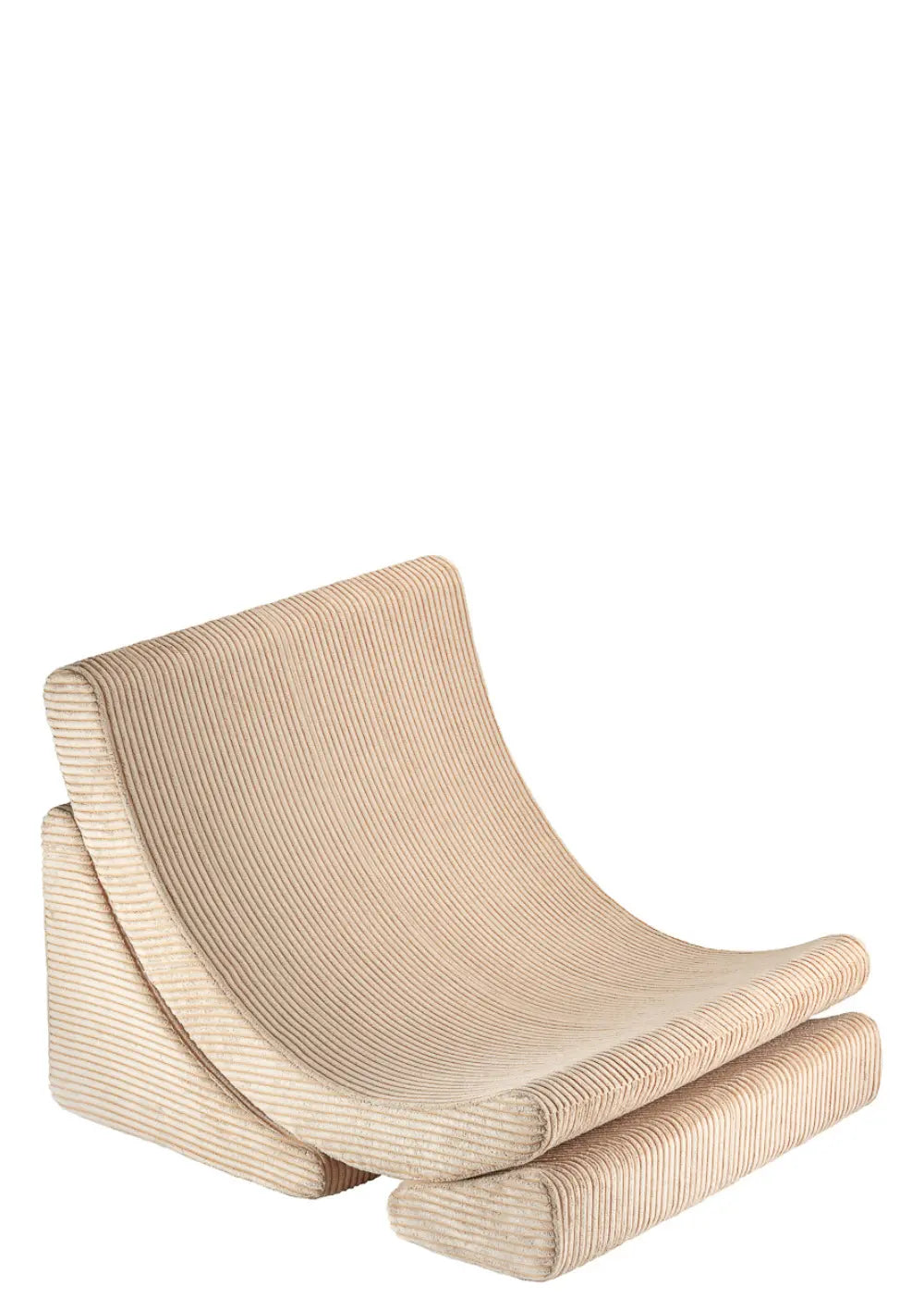 Wigiwama Kindersessel 'Moon Chair' Cord Brown Sugar
