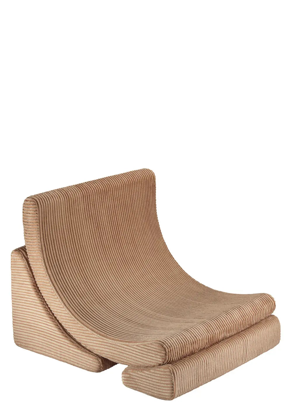 Wigiwama Kindersessel 'Moon Chair' Cord Toffee