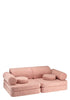 Modulares Sofa 'Settee' Teddy Guava