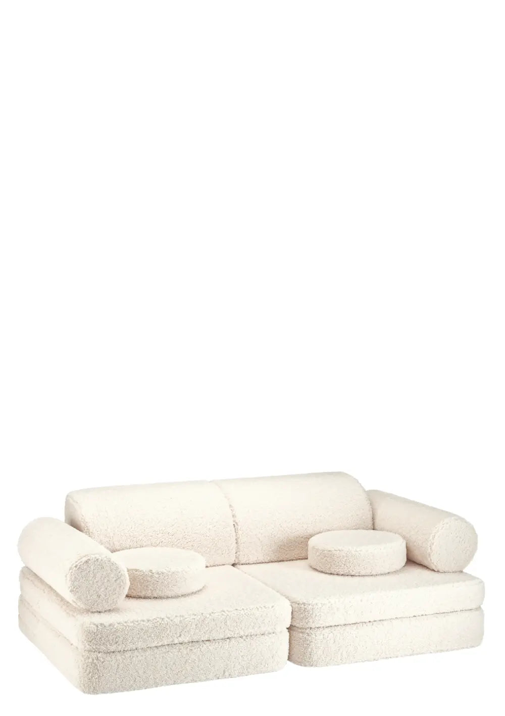 Wigiwama Sofa Teddy Cream White