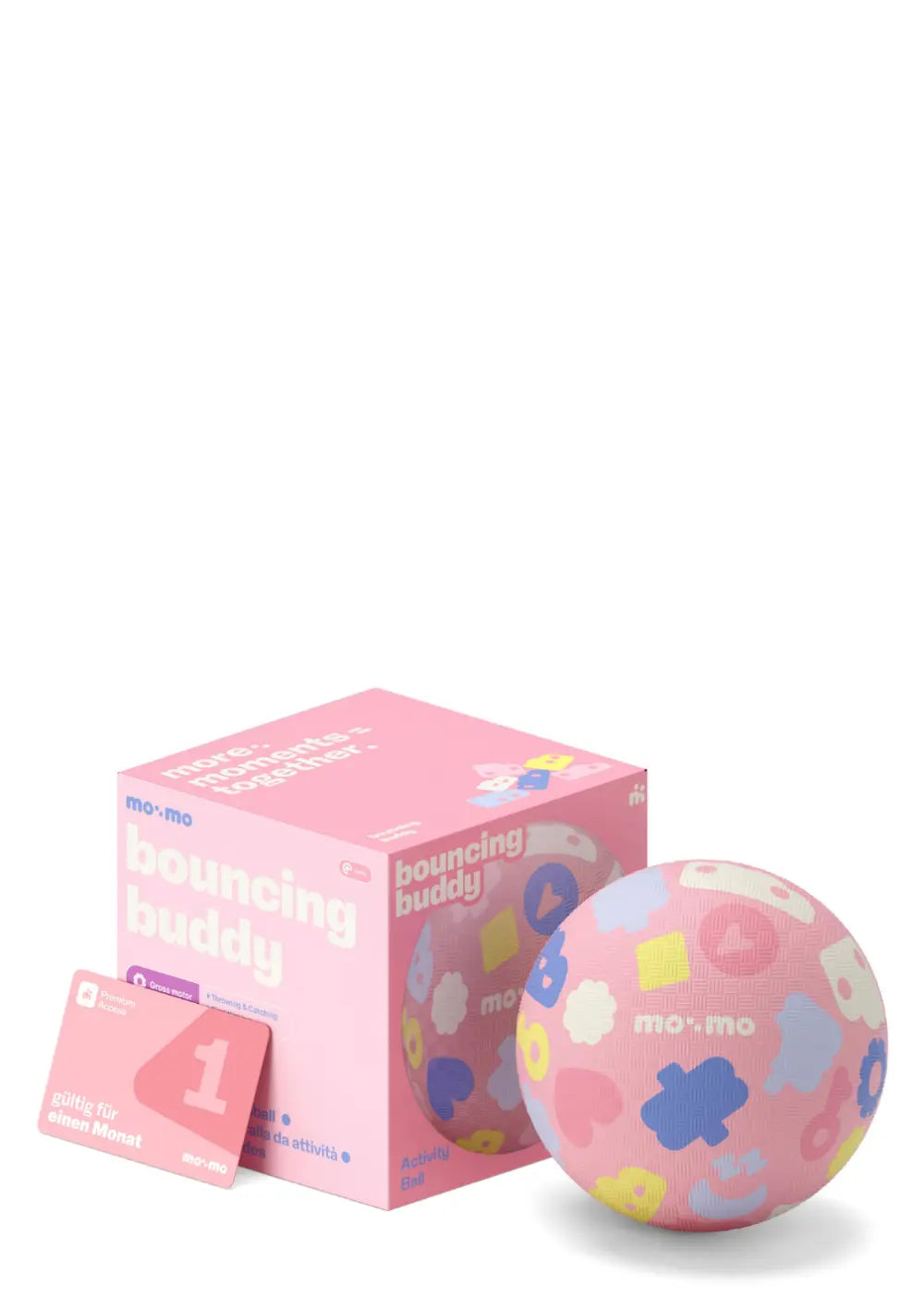 mo:mo Starter-Set 'Bouncing Buddy' Spielball mit App-Zugang Candy
