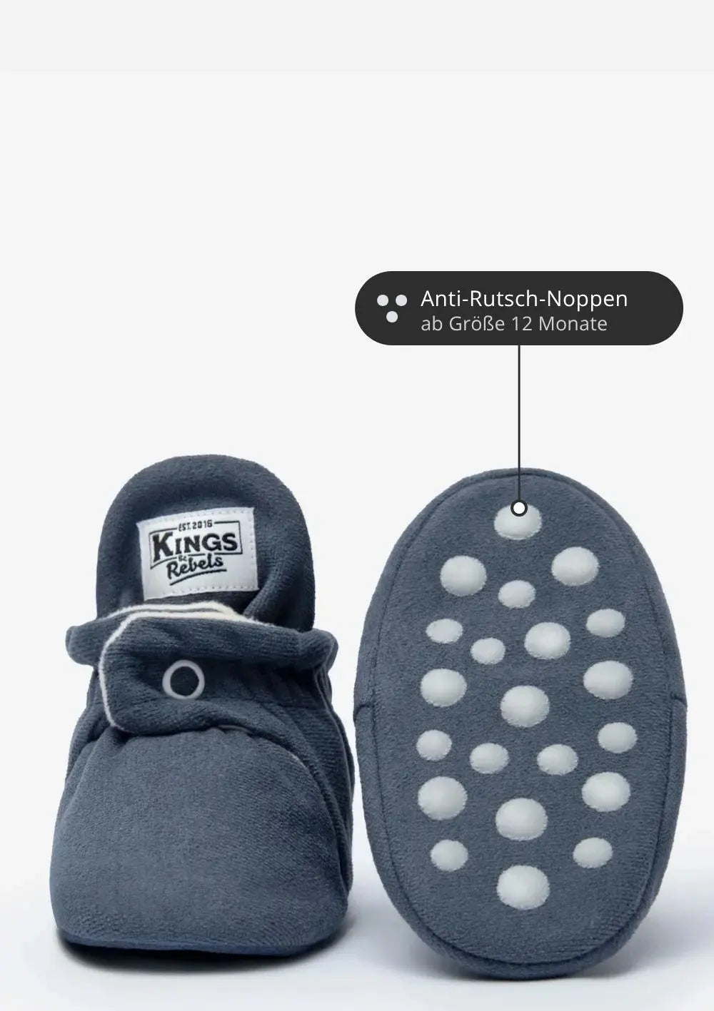 Kings & Rebels Booties Gripper-Linie mit Anti-Rutsch-Noppen ab Größe 12 Monate