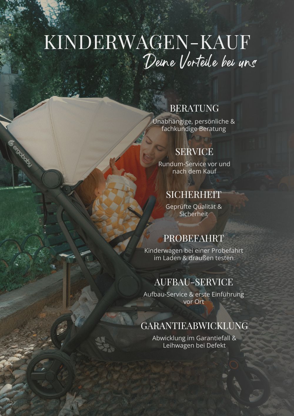 Kinderwagen-Kauf bei KIND DER STADT – Deine Vorteile