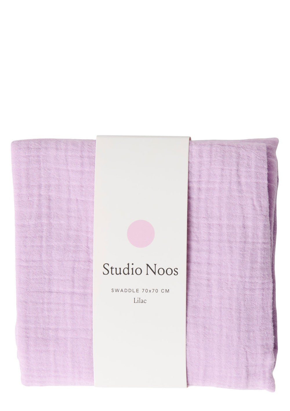 Studio Noos Musselin Mulltuch 'Swaddle Uni Medium' Lilac 70 x 70 cm