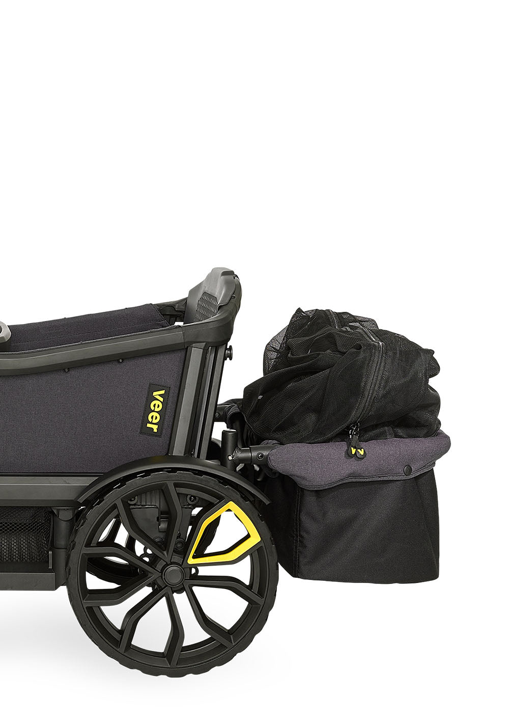 Veer Hecktasche dunkelgrau / schwarz